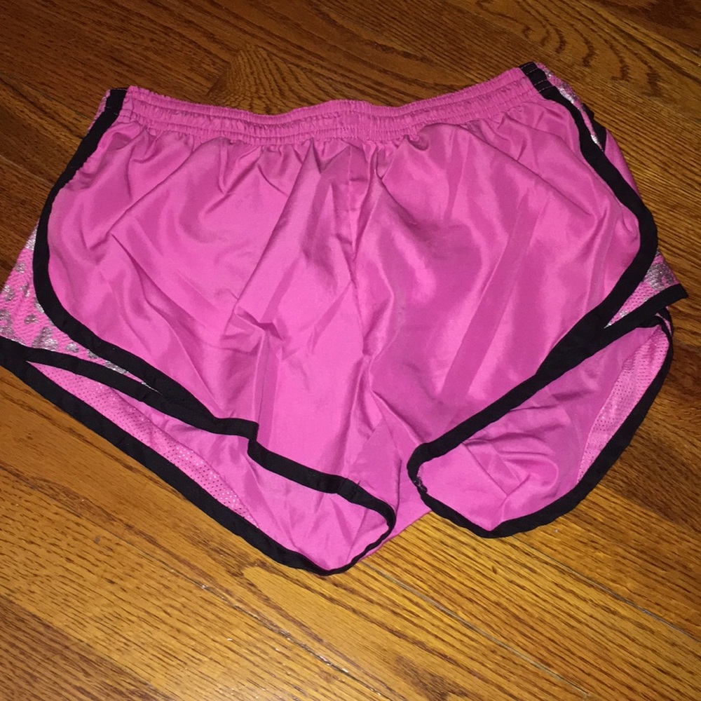 Pink running shorts- zebra siding - Picture 1 of 1